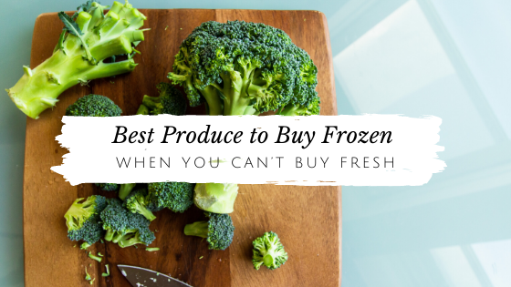 Top 7 Fruits & Veggies to Buy Frozen // andreadahlman.com